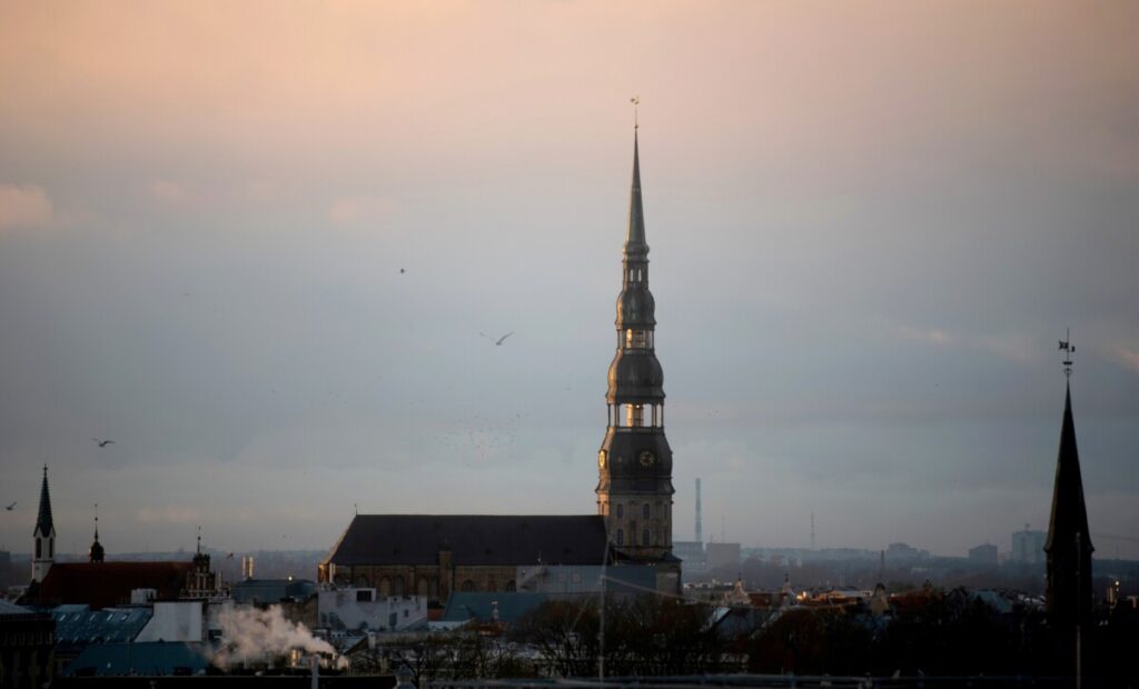 Rīgas Svētā Pētera baznīca. Foto: Zane BItere / LETA