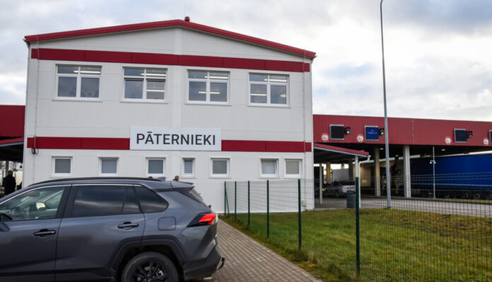 Robežkontroles punkts "Pāternieki". Foto: Valsts robežsardze
