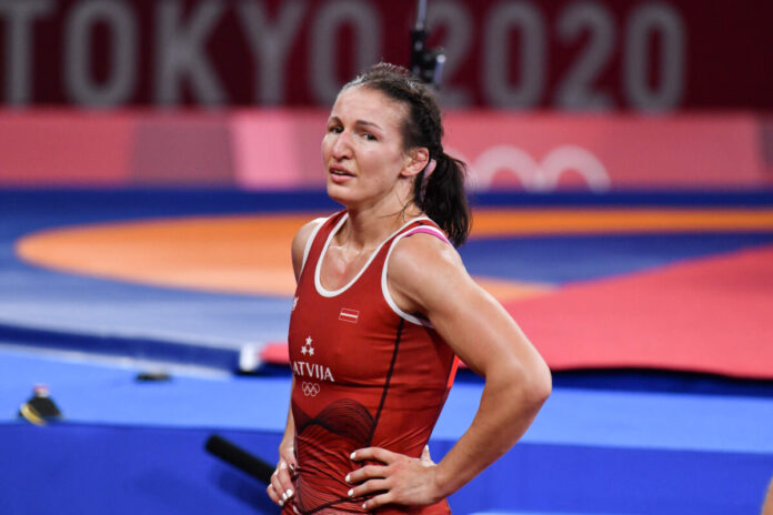 Cīkstone Anastasija Grigorjeva paziņo par karjeras beigām. Foto: LOK/ Ilmārs Znotiņš Cīkstone Anastasija Grigorjeva paziņo par karjeras beigām. Foto: LOK/ Ilmārs Znotiņš