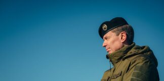 Nacionālo bruņoto spēku komandieris ģenerālmajors Kaspars Pudāns. Foto autors: seržants Ēriks Kukutis (Aizsardzības ministrija)