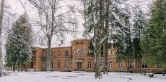 Mežciema sanatorijas teritorija Daugavpilī. Foto: Jevgeņijs Ratkovs