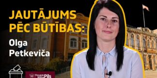 Olga Petkeviča — partijas “Daugavpils – mana pils” saraksta līdere Daugavpilī. Foto: Chayka.lv