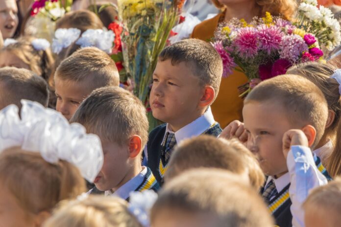 pirmklasnieki Pirmklasnieki Daugavpilī. Foto: Jevģenijs Ratkovs