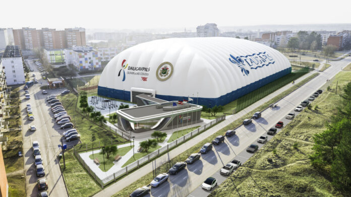 stadions Arhitektūras vizualizācijas autors – Viesturs Balodis