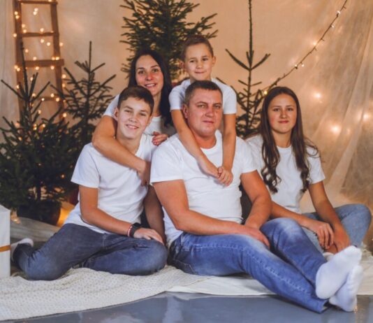 Ilonas Fjodorovas ģimene. Foto no personīgā arhīva