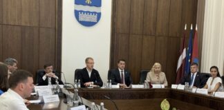 Daugavpils valstspilsētas pašvaldības domes sēde. 2025. gada 1. jūlijā. Foto: Anna Luīze Ruskule