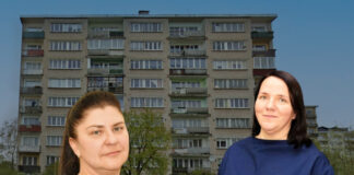 DDzKSU mainās vadība. Līdzšinējā valdes locekle Nataļja Rustkova (no kreisās) un pagaidu valdes locekle Jūlija Mamaja. Chayka.lv kolāža