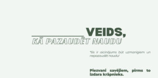 Foto: Valsts policijas kampaņas “____ veids, kā pazaudēt naudu!” plakāts.