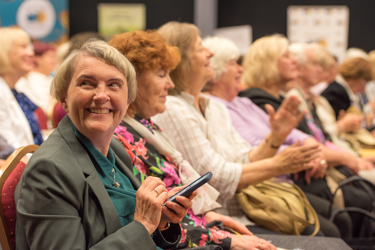 Senioru festivāla dalībnieki Kuldīgā. 2025. gada 17. septembris. Foto: Artis Gustovskis