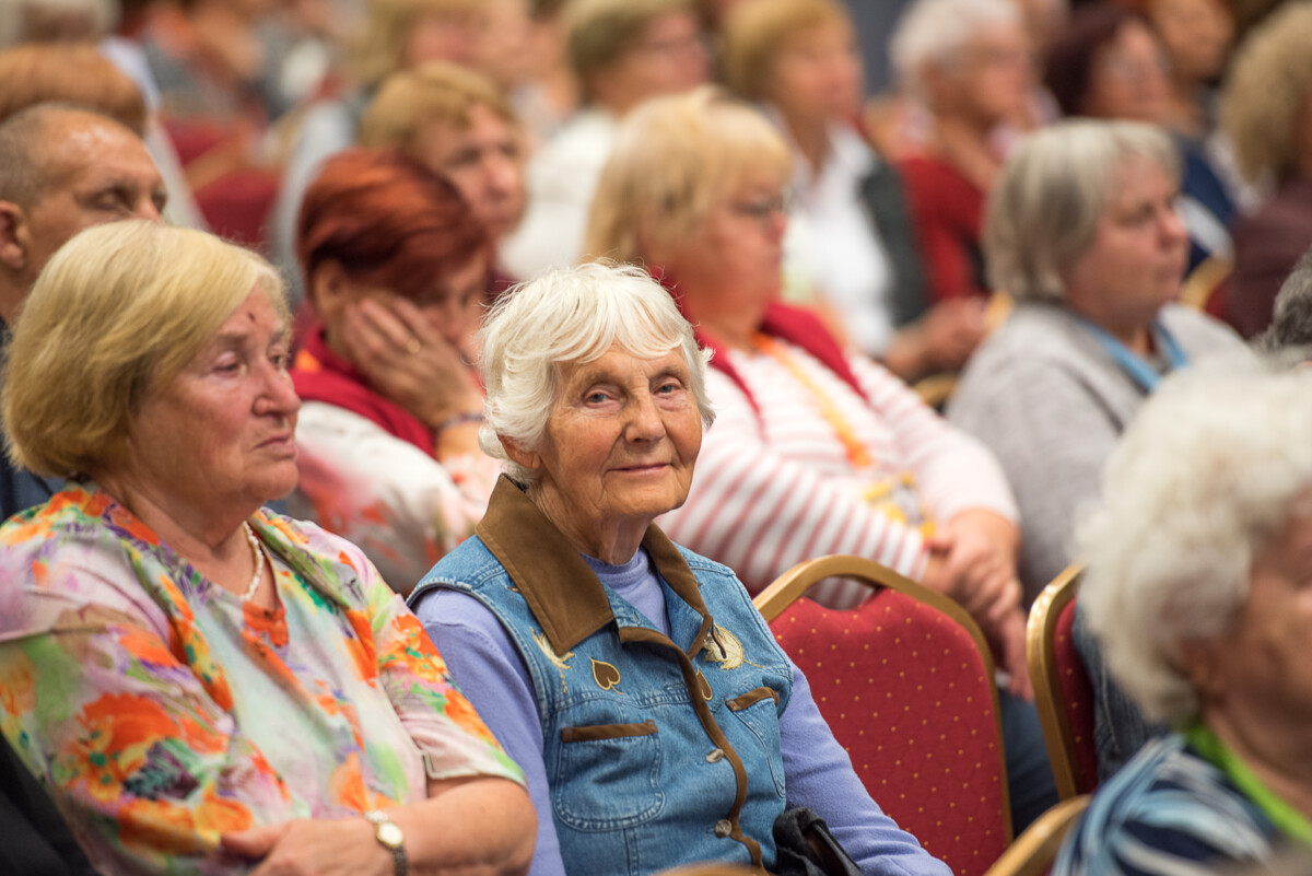 Senioru festivāla dalībnieki. Kuldīgā. 2025. gada 17. septembris. Foto: Artis Gustovskis