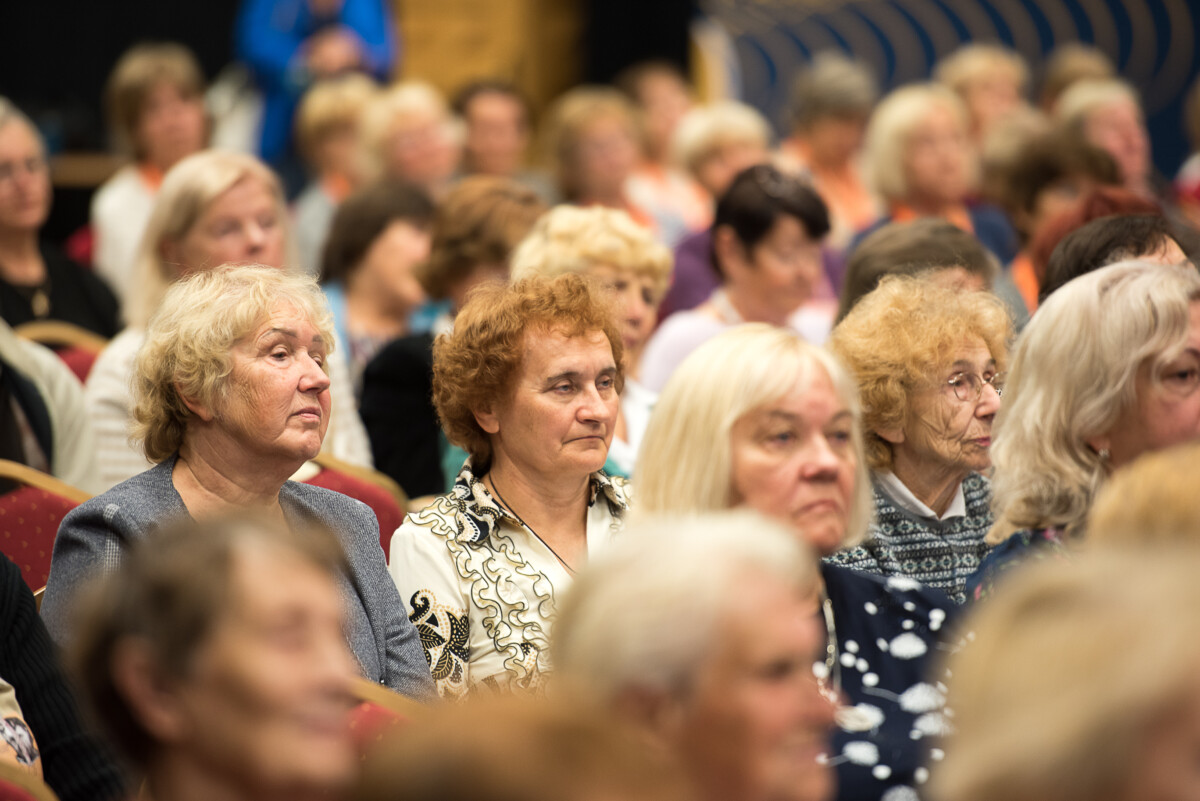 Senioru festivāla dalībnieki. Kuldīgā. 2025. gada 17. septembris. Foto: Artis Gustovskis