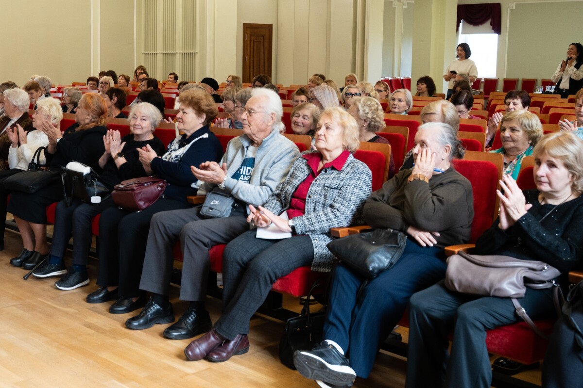 “Trešās paaudzes universitātes” atklāšanā Daugavpils Universitātē. 2025. gada 17. oktobris. Foto: Andrejs Jemeļjanovs