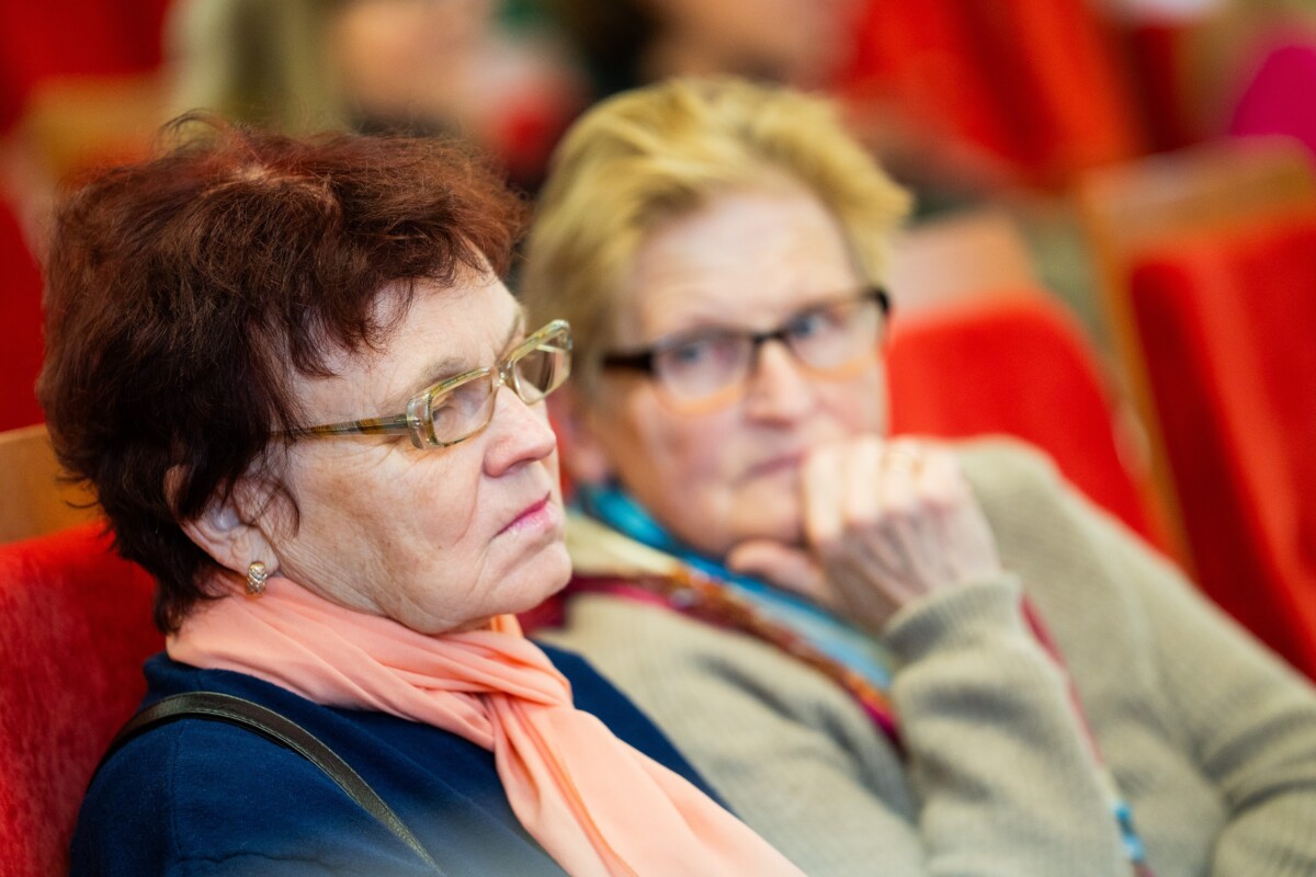 “Trešās paaudzes universitātes” atklāšanā Daugavpils Universitātē. 2025. gada 17. oktobris. Foto: Andrejs Jemeļjanovs