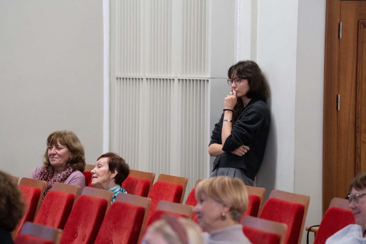 “Trešās paaudzes universitātes” atklāšanā Daugavpils Universitātē. 2025. gada 17. oktobris. Foto: Andrejs Jemeļjanovs
