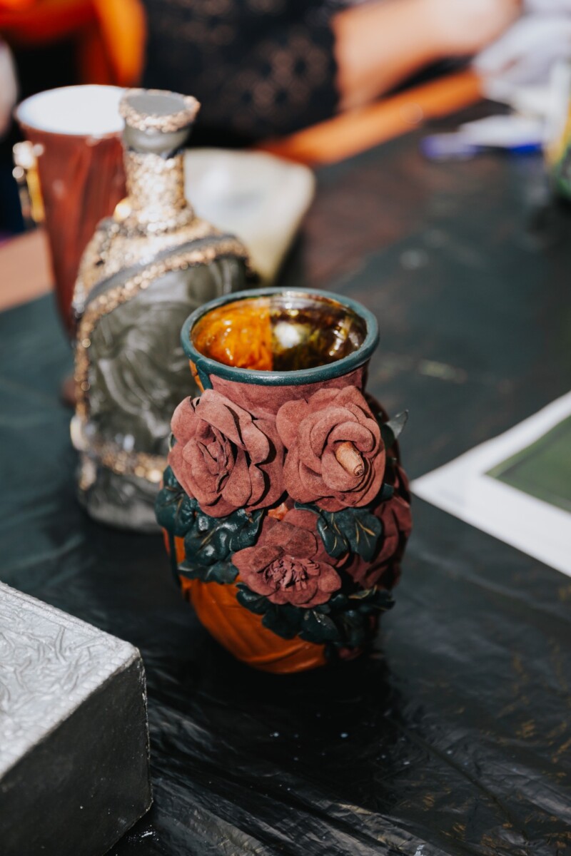 Margaritas Trules pulciņa dalībnieces un viņu darbi. Foto: Irina Maskaļenko