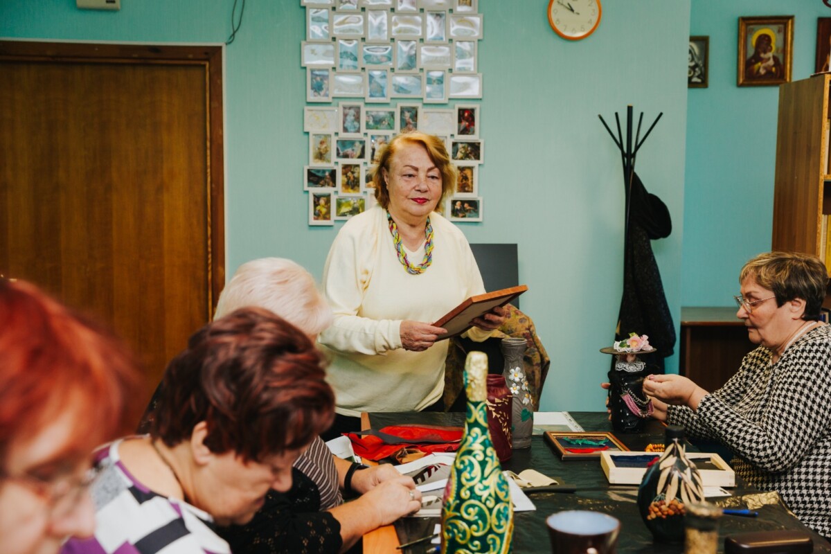 Margaritas Trules pulciņa dalībnieces un viņu darbi. Foto: Irina Maskaļenko
