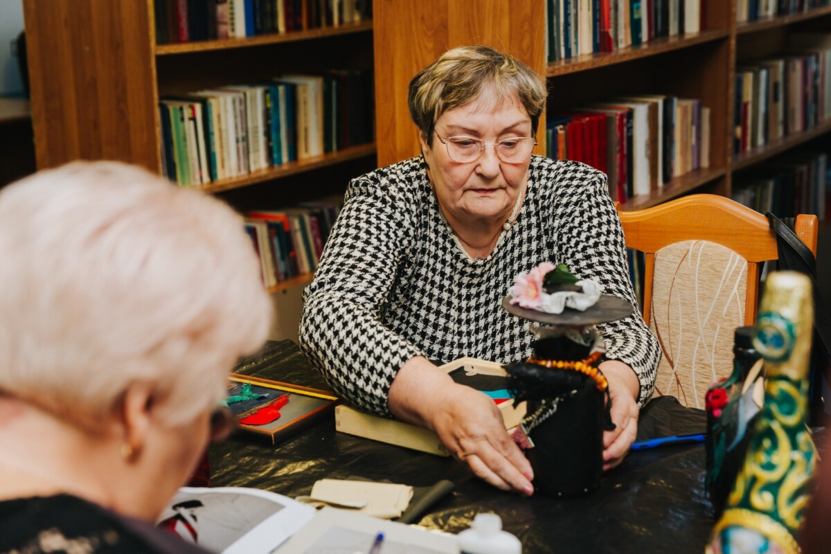 Margaritas Trules pulciņa dalībnieces un viņu darbi. Foto: Irina Maskaļenko