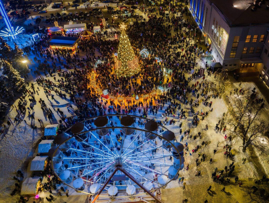 Ziemassvētki Daugavpilī. Foto: Daugavpils valstspilsētas pašvaldība