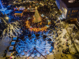 Ziemassvētki Daugavpilī. Foto: Daugavpils valstspilsētas pašvaldība