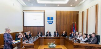 Daugavpils domes budžeta pieņemšanas sēde 2025. gada 29. decembrī. Foto: Andrejs Jemeļjanovs