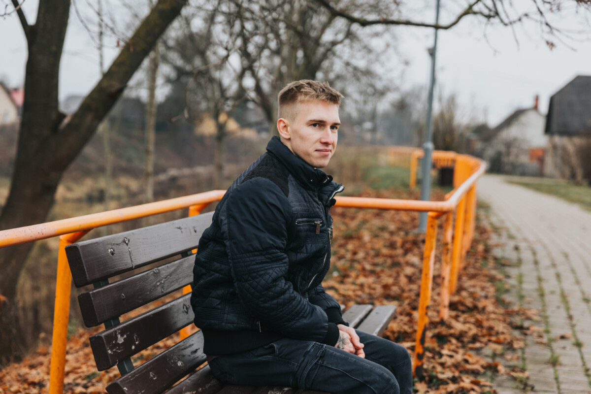 Daugavpilietis Alvis Stikāns, Jaunsardzes instruktors un valsts aizsardzības mācības pasniedzējs projektā "Ne tikai ar ieroci: Latgales sargi". Foto: Irina Maskaļenko
