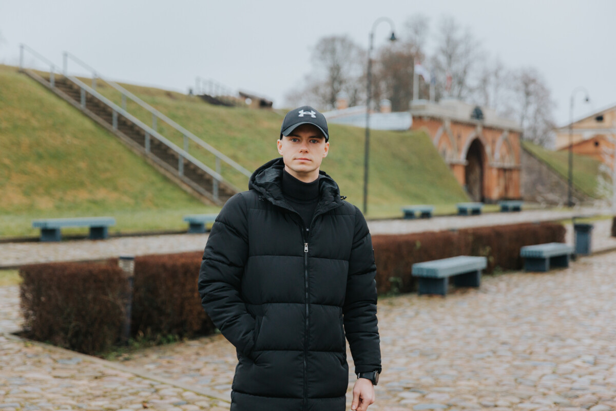 Virsleitnants Alēns Ločmelis, Zemessardzes 3. Latgales brigādes 34. kājnieku bataljona karavīrs. Foto: Irina Maskaļenko

