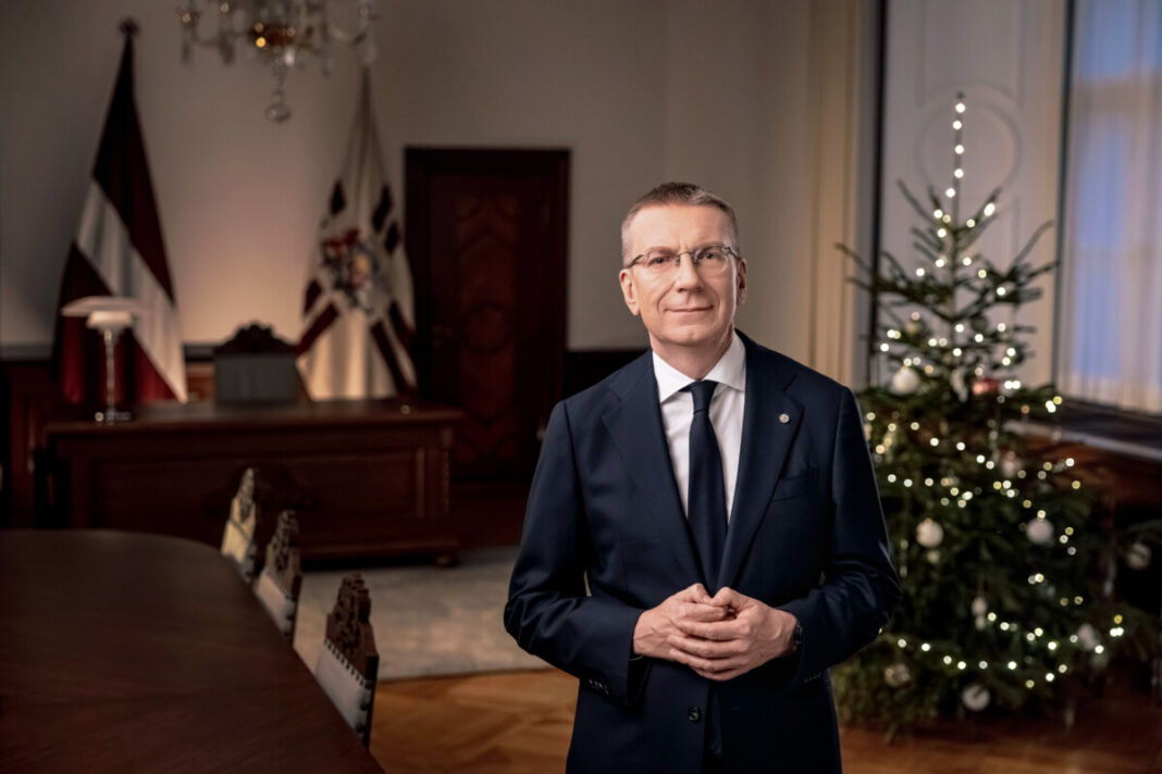 Latvijas Valsts prezidenta Edgara Rinkēviča uzruna gadumijā. Foto: Valsts prezidenta kanceleja Latvijas Valsts prezidenta Edgara Rinkēviča uzruna gadumijā. Foto: Valsts prezidenta kanceleja