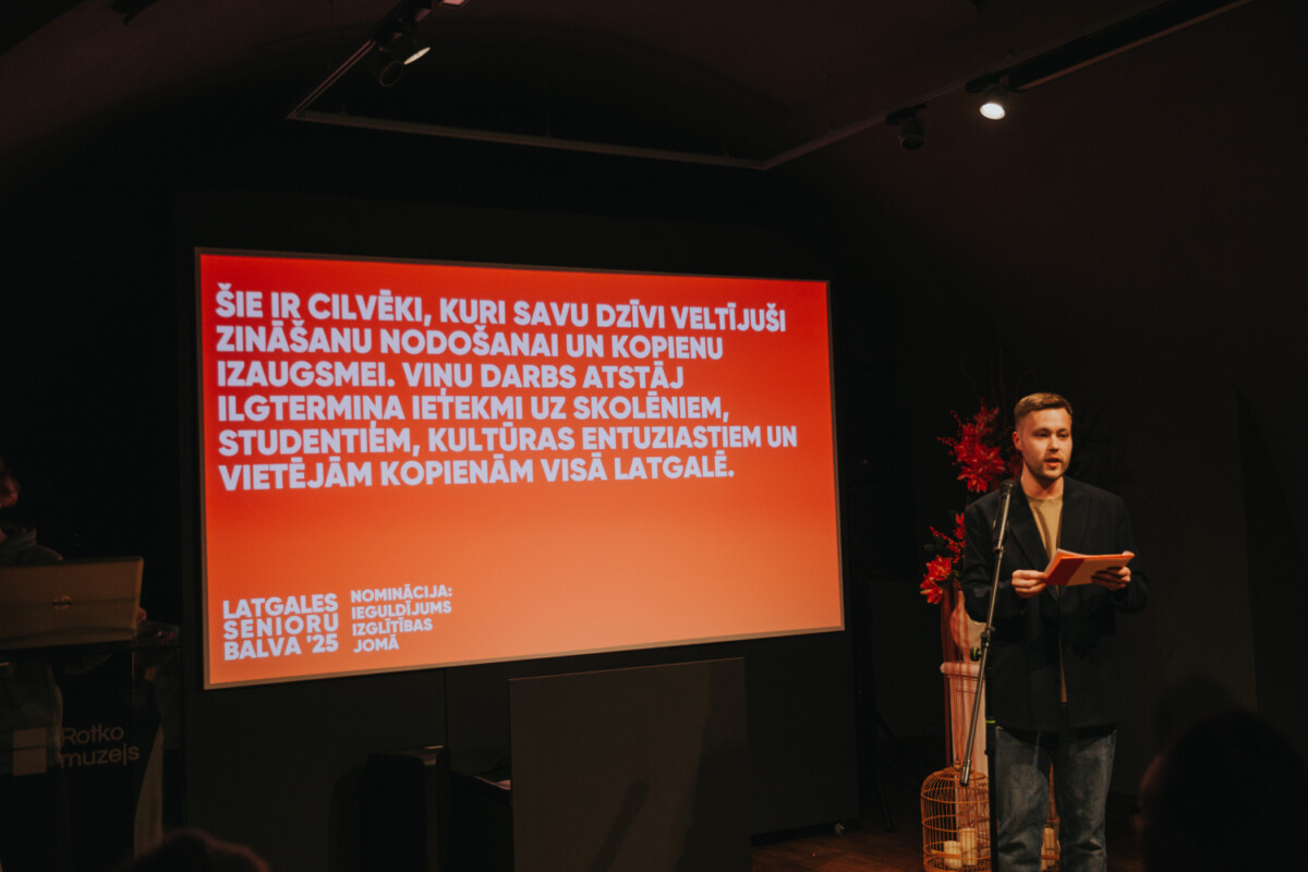“Latgales senioru balva 2025”. 2025. gada 12. decembris. Foto: Irina Maskalenko / Chayka.lv