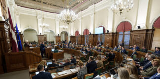 Saeima pieņem 2026. gada budžetu. 2025.gada 4.decembris. Foto: Reinis Inkēns/ Saeima