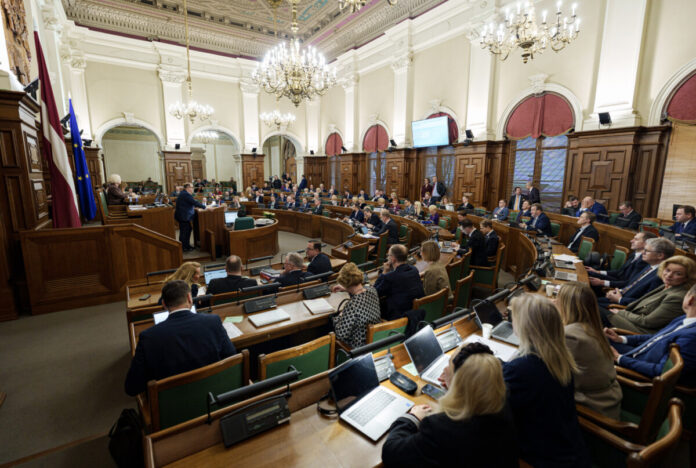 Saeima pieņem 2026. gada budžetu. 2025.gada 4.decembris. Foto: Reinis Inkēns/ Saeima