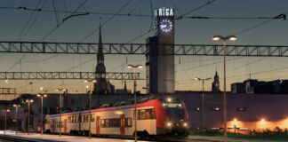 Jaunā vilciena vizualizācija. Publicitātes attēls.