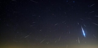 "Zvaigžņu lietus". Foto: Star walks
