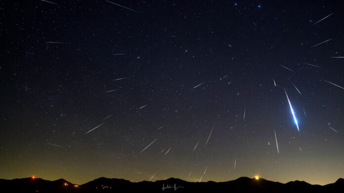 "Zvaigžņu lietus". Foto: Star walks