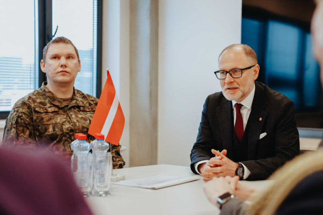 Aizsardzības ministrs Andris Sprūds. Foto: Armīns Janiks/ Aizsardzības ministrija Aizsardzības ministrs Andris Sprūds. Foto: Armīns Janiks/ Aizsardzības ministrija