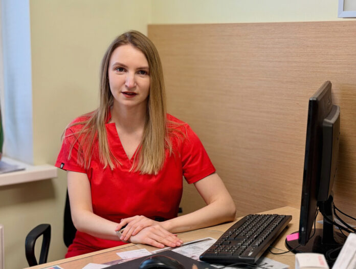 Daugavpils reģionālās slimnīcas (DRS) Sieviešu klīnikas ginekoloģe-dzemdību speciāliste Viktorija Kovaļevska. Foto: DRS