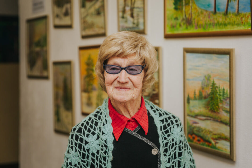 Hionija Fedotovna Lavrecka. Salienas kultūras nams, 2026. gada 13. februāris. Foto: Irina Maskalenko