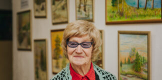 Dzīve bez pauzēm: 90 gadi darba, ticības un dziesmas ritmā. Hionijas Lavreckas liktenis Hionija Fedotovna Lavrecka. Salienas kultūras nams, 2026. gada 13. februāris. Foto: Irina Maskalenko