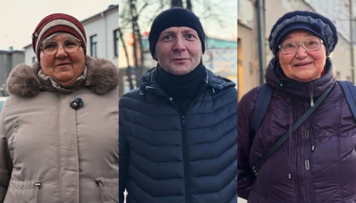opros Videoaptaujas dalībnieki par to, kas šodienas jauniešus satrauc visvairāk. Daugavpilī, 2025. gada 22. decembrī. Kadri no video