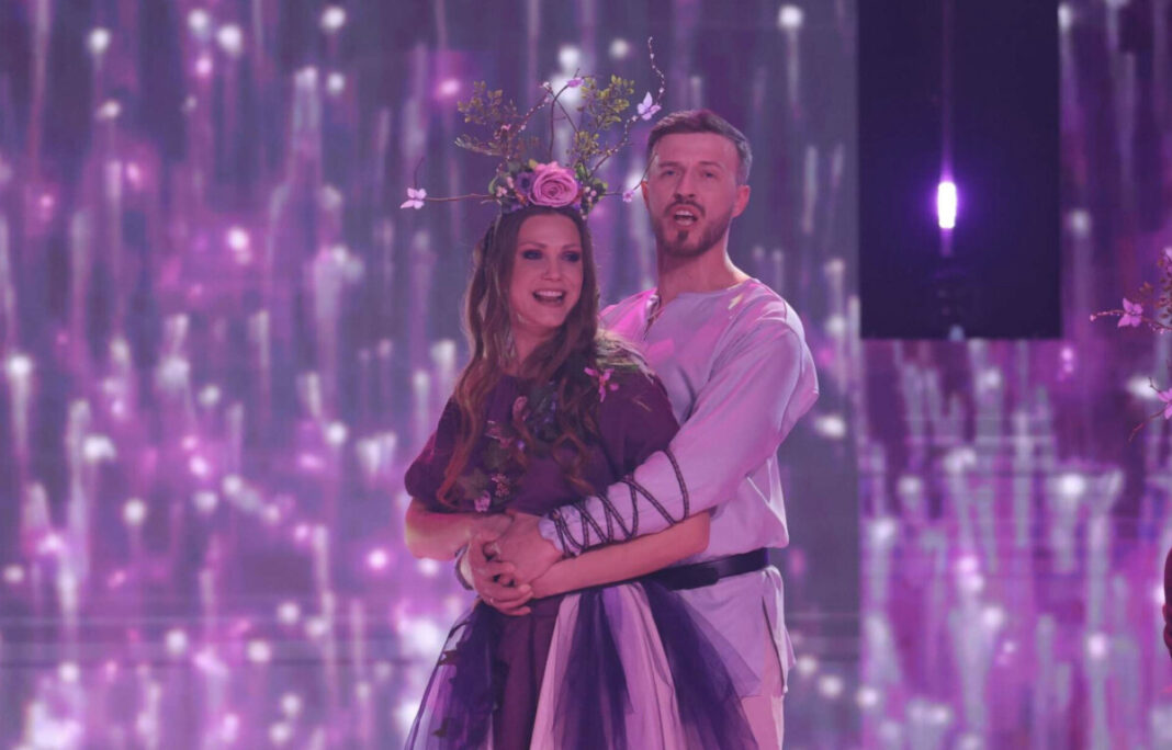 Preiļu purpura koris. Foto: TV3 Preiļu purpura koris. Foto: TV3