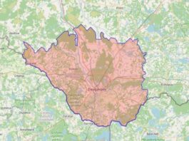 Pirmo reizi arī Daugavpilī un Augšdaugavas novadā izsludina šūnu apraides brīdinājumu — drons pilsētā nav fiksēts Ekrānuzņēmums no 112.lv