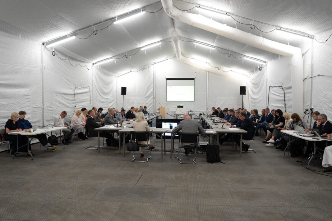 Ministru kabineta ārkārtas sēde izbraukumā Latgalē 2026. gada 27. jūnijā. Foto: Laura Celmiņa / Ārlietu ministrija Ministru kabineta ārkārtas sēde izbraukumā Latgalē 2026. gada 27. jūnijā. Foto: Laura Celmiņa / Ārlietu ministrija