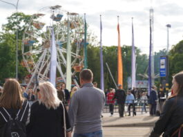 Daugavpils pilsētas svētkiem izveidota interaktīva karte — tajā atzīmētas skatuves, stāvvietas un drošās patveršanās vietas Daugavpils pilsētas svētki 2025. gadā. Foto: daugavpils.lv