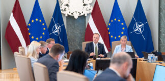 Latvijas austrumu teritorijas sociālekonomiskās attīstības un drošības stiprināšanas tematiskās komitejas sēde 2026. gada 21. jūlijā. Foto: Mairis Matisons / Valsts kanceleja
