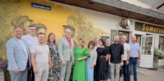 Latgalē “Apvienotā saraksta” pirmajā trijniekā — Viļums, bijušais Valsts prezidents Vējonis un Groce. Foto: Juris Viļums / Facebook