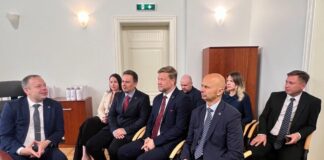 JKP Jaunā konservatīvā partija iesniedz kandidātu sarakstus 2026. gada Saeimas vēlēšanās. Foto: Centrālā vēlēšanu komisija