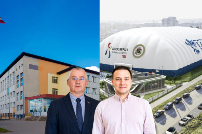Daugavpils Iespēju vidusskolai un Futbola skolai iecelti jauni direktori. Chayka.lv kolāža Daugavpils Iespēju vidusskolai un Futbola skolai iecelti jauni direktori. Chayka.lv kolāža
