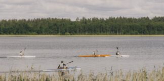 Lielais Stropu ezers Daugavpilī. 2026. gada 10. jūlijā. Foto: Jevgeņijs Ratkovs