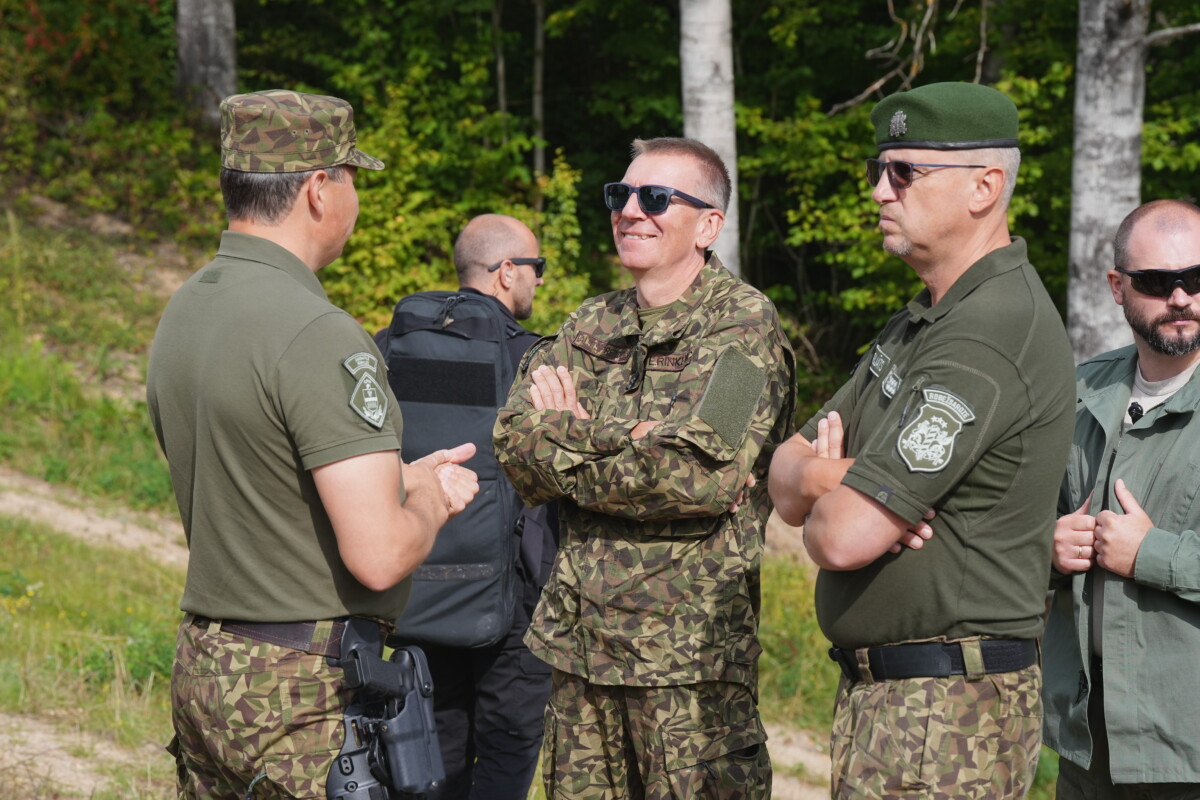 Latvijas Valsts prezidenta Edgara Rinkēviča Latvijas – Baltkrievijas robežas apmeklējums. 2026. gada 17. augusts. Foto: Ilmārs Znotiņš, Valsts prezidenta kanceleja