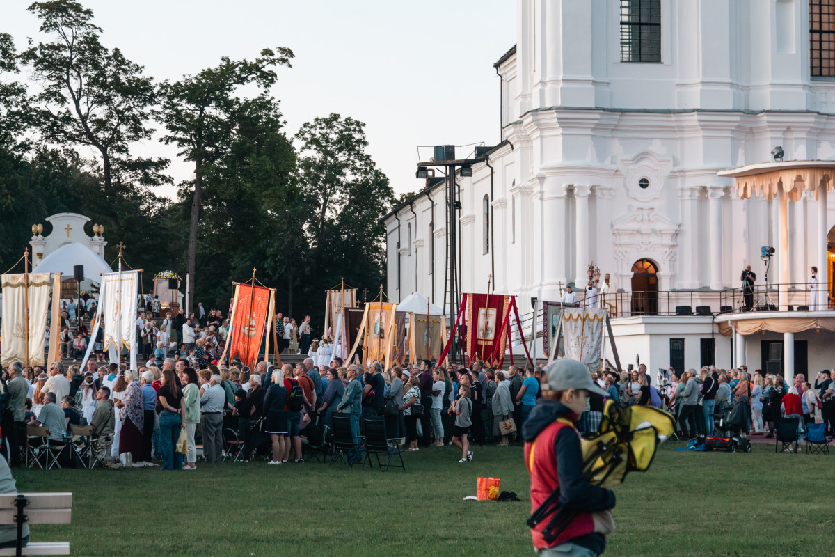 Vissvētākās Jaunavas Marijas debesīs uzņemšanas svētki. 2024. gada 15. augusts. Foto: Viktorija Kravcova