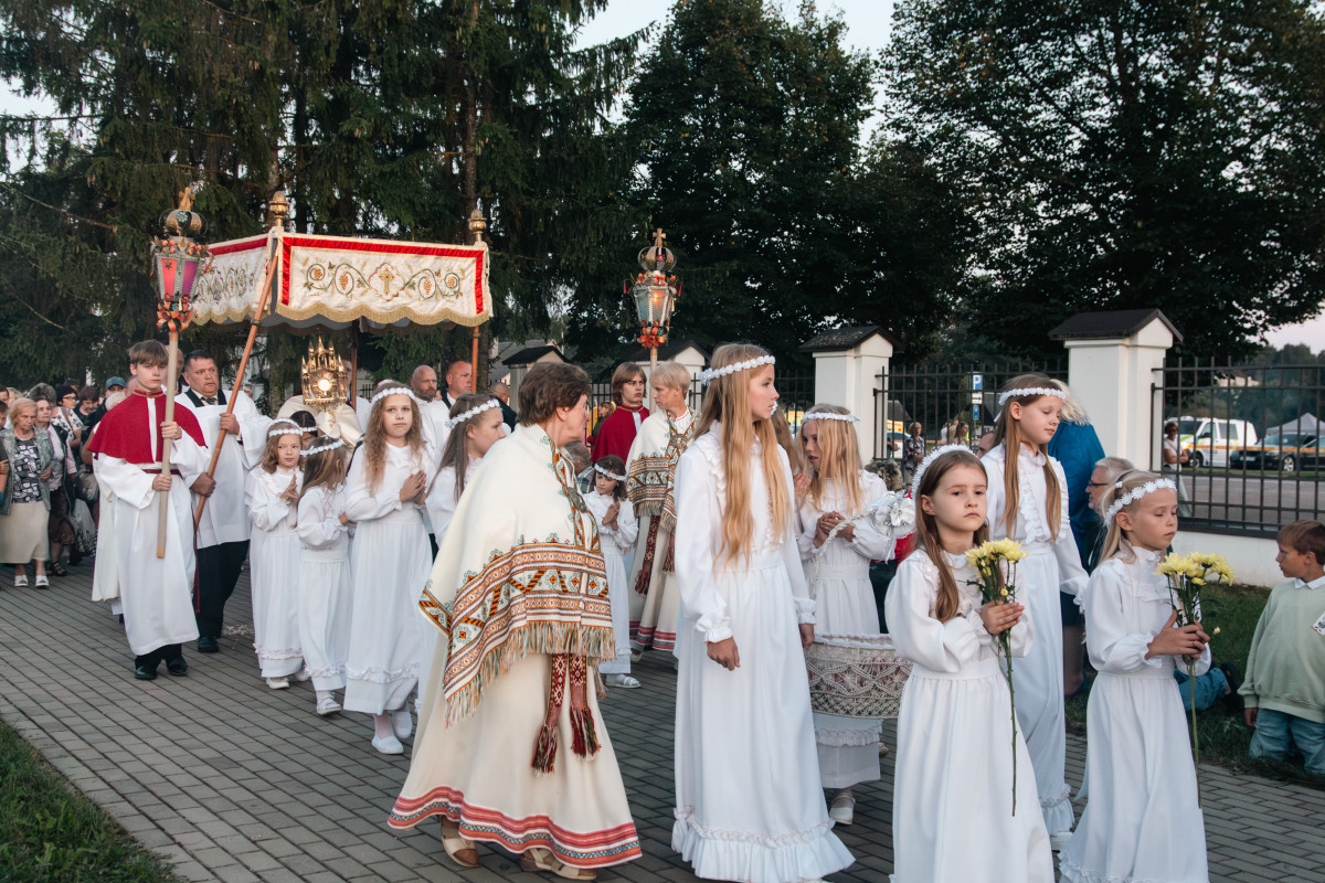 Vissvētākās Jaunavas Marijas debesīs uzņemšanas svētki. 2024. gada 15. augusts. Foto: Viktorija Kravcova
